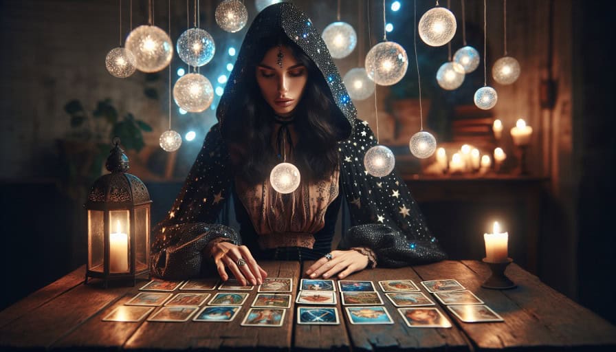 Psychic reading with tarot