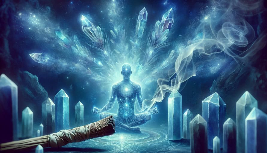 energizing techniques for a blue aura