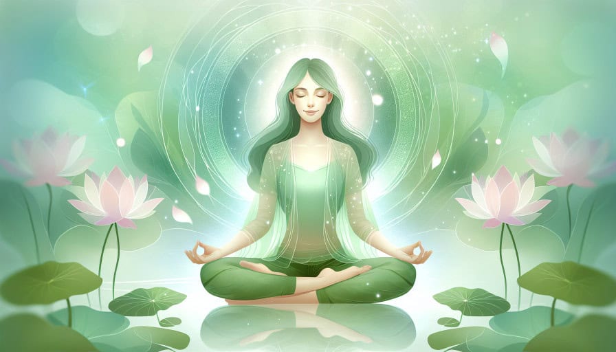 green meditation for inner peace