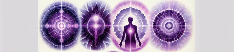 shades of purple auras