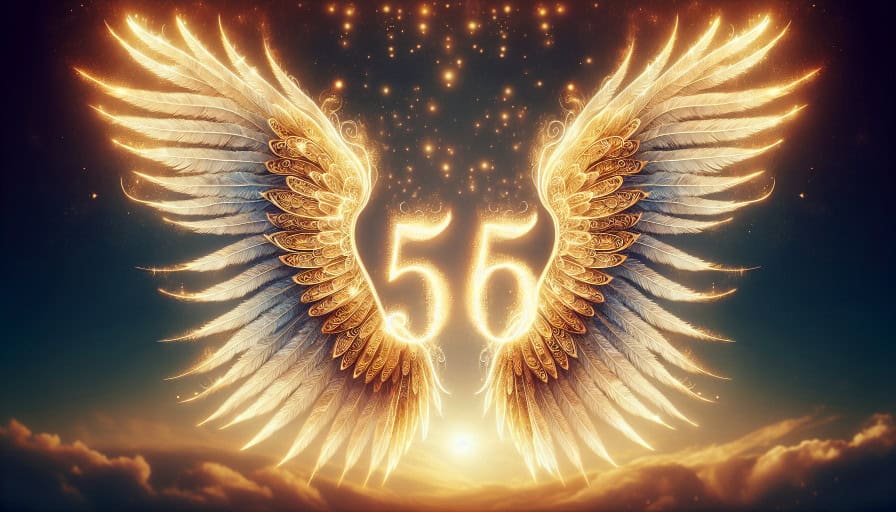 Angel number 505 with wings