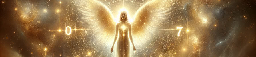glowing angelic figure