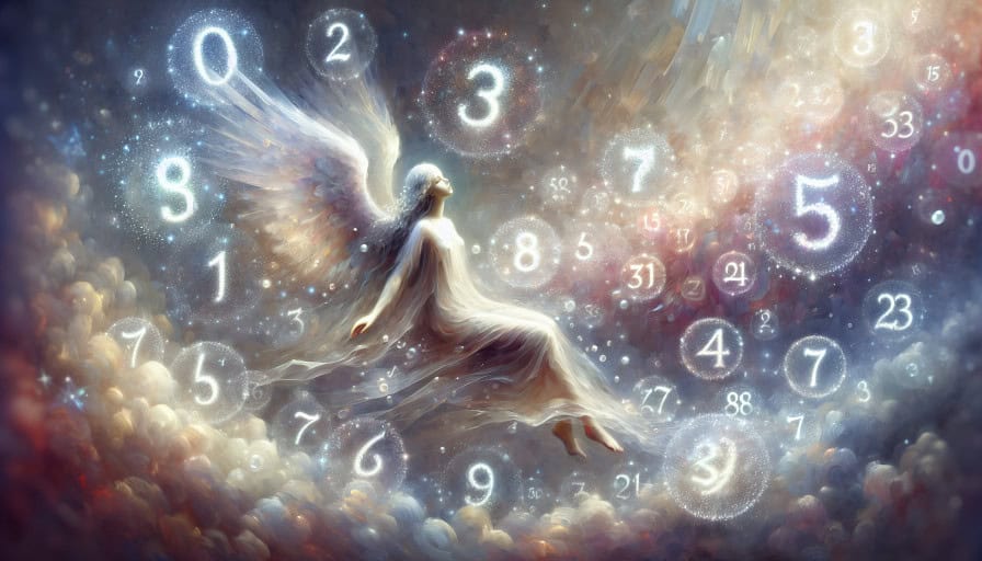 angelic figures with birthday numbers