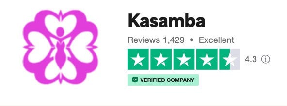 Kasamba TrustPilot