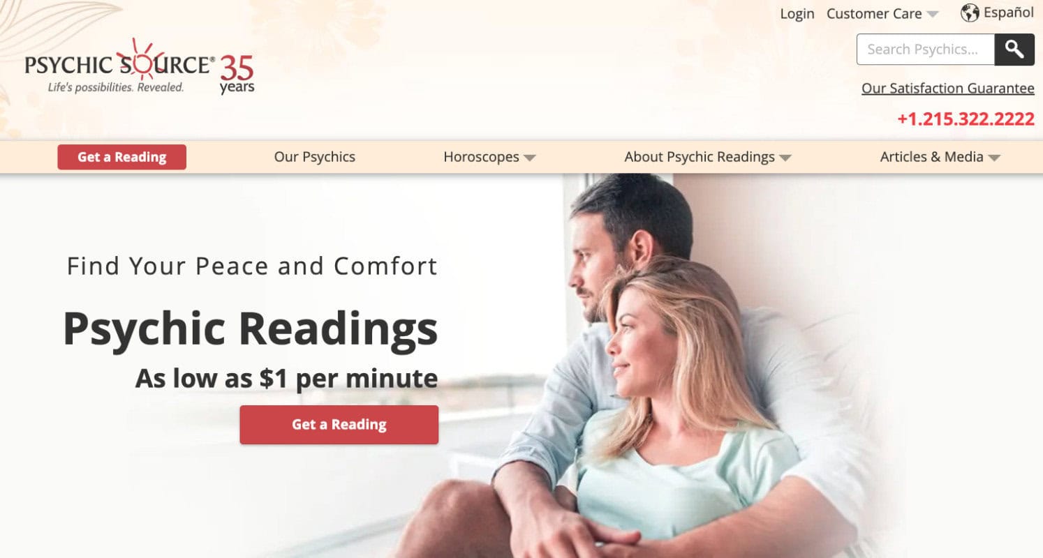 psychic source homepage