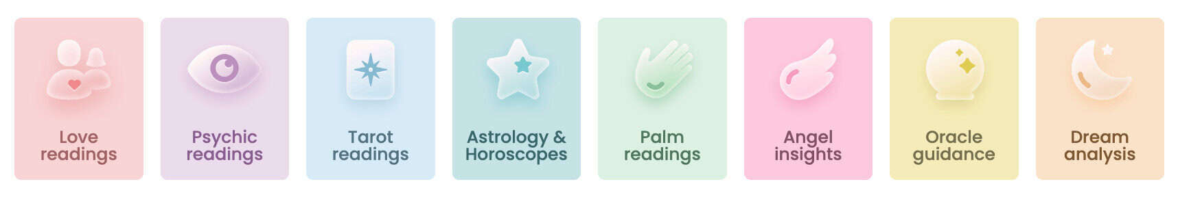 Purple Garden types of readings